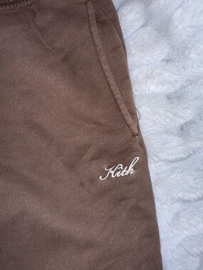 Kith Brown Logo Sweatpants